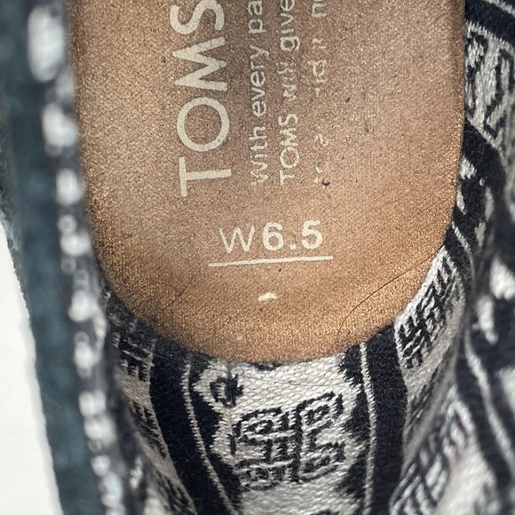 Toms Womens Black Suede Leather Lace up Wedge Heel Bootie Size 6.5 - Picture 8 of 12